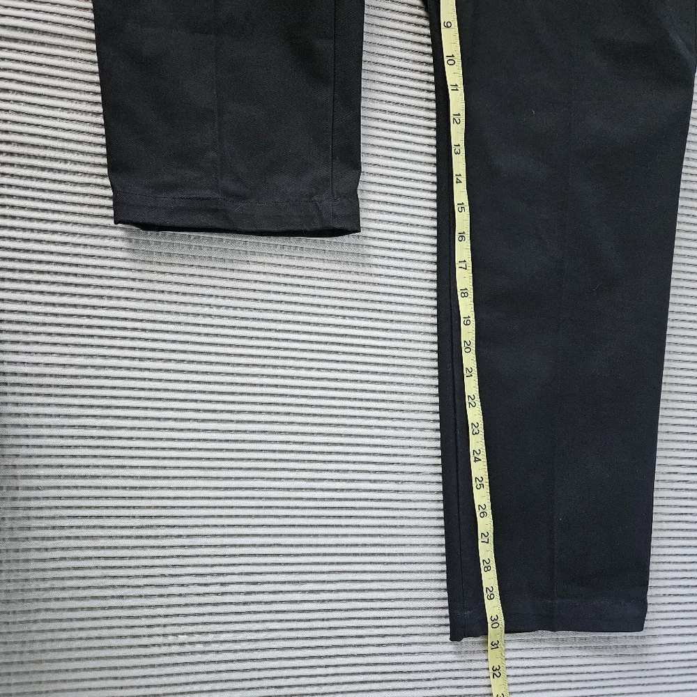 Everlane Pants Mens 40x30 Black Twill Slim Fit Stretch Tailored Trousers‎ New - Picture 8 of 9